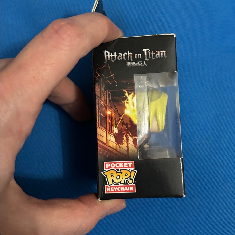Attack On Titan Keychain Annie Leonhart Still In Box Funimation Funko Pop NWOTS - Picture 4 of 7